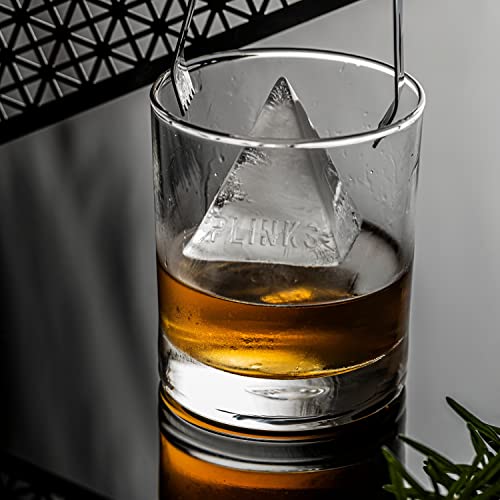 Drinksplinks A Ice Tray And Pyramid Mold - Silicone Ice Cube Mold Trays For Freezer With Large Letter A Shapes - Big Alphabet Monogram Ice Molds - Reusable Cocktail Trays For Resin, Baking, Crafting #TOP6