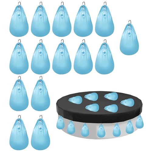 15 pezzi copertura per piscina, sacco d'acqua, sacco d'acqua, sacco per piscina, copertura per piscina, 25 x 14 cm