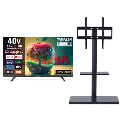 山善　40型　スマートテレビ　QRK-40TL2K 山善（YAMAZEN） 40型 チューナーレス テレビ Google TV フル