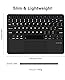 SENGBIRCH Bluetooth Touchpad Tastatur Leicht und schlank für iOS iPad 11. A16/10. 10.9, iPad Pro/Air/mini, Mac, Android Tablet Samsung Galaxy, Xiaomi Pad 7, Huawei, Honor, Lenovo, Schwarz