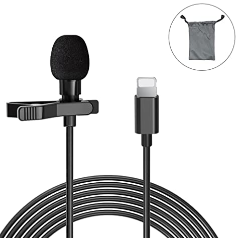 Udee Microphone Lavalier Microphone For Iphone, Mini Portable For Live, Interview, Meeting And Other Scenarios #TOP2