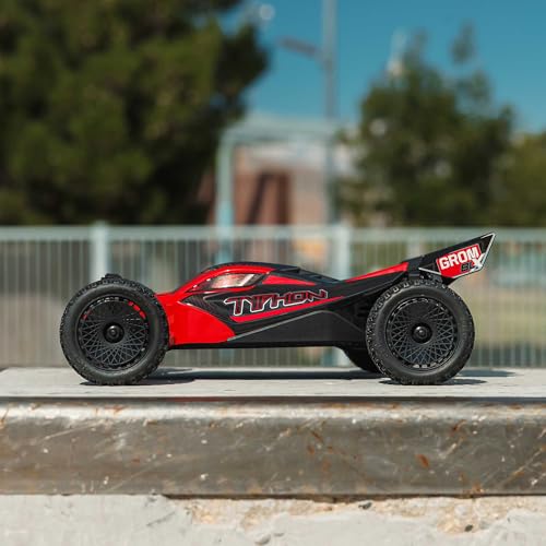 Image of ARRMA Typhon GROM 4X4 223S BLX Brushless RC Buggy, RTR, Red
