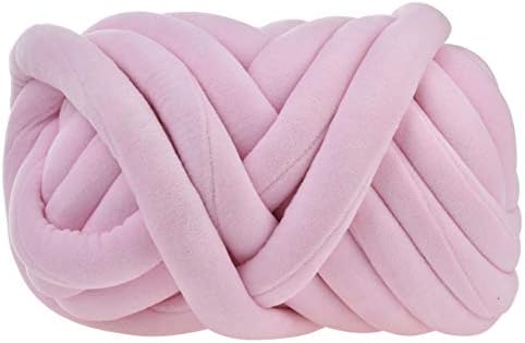 Super Bulky Chunky Yarn, Chunky Arm Knitting Yarn, for DIY Hand Knitting Crochet Soft Big Cotton, Soft Core Yarn Bulky Knitting Wool Yarn, for Blanket Scarves Hats Knitting Giant Chunky Knit Blankets