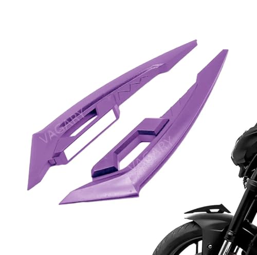 Image of Vagary Wing Side Helmet Spoiler Aerodynamic Wing Dynamic Helmet Accessories, Helmet Punks, Helmet Wings (Purple)