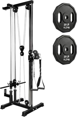 ALLinLIFE Máquina de Musculación Multiestación Musculación,Maquina Multifuncion Musculacion Jaula Musculacion,Maquina Gimnasio para Fitness Gimnasio en Casa,Ejercitar Parte Superior Cuerpo