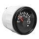 Voltmeter Für Boote, 52 Mm, DC 9 Bis 32 V, Zeigerspannungsmesser Mit Bunter Hintergrundbeleuchtung Für Wohnmobile, Yachten, Fischerboote, Schiffe(Schwarz)