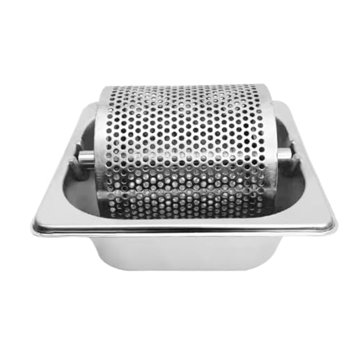 Rodillo de mantequilla de acero inoxidable - Aplicador fácil de untar, Rueda de cocina 17,5x16x6,5 cm, Herramienta para parrilla resistente al calor, Gadget compacto para barbacoa | Esparcidor de