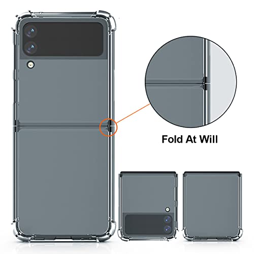 Custom Phone Case For Samsung Galaxy Z Flip 4, Multi-Photo Case Anti-Scratch Tpu Case With Bumper Soft Protective Case Personalized Customized Case For Galaxy Z Flip 4 5G 2022, Transparent #TOP4