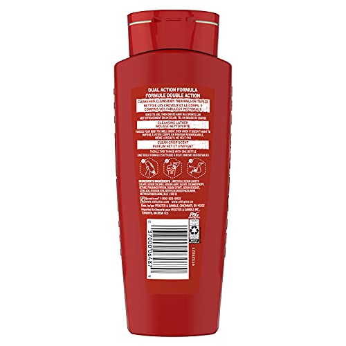 Old Spice High Endurance Hair + Body Wash For Men, Crisp Scent, 18 Fl Oz #TOP2