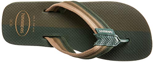 Chinelo Urban Color Block, Havaianas, Masculino, Verde Olive, 41/42