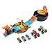 Produktbild Hot Wheels Monster Trucks Stunt Reifen Spielset, enthält 3 Hot Wheels Monster Trucks und 3 Hot Wheels Fahrzeuge im Maßstab 1:64, Geschenk für Kinder im Alter von 4 bis 8 Jahren, HHY74