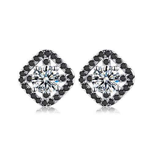 Brincos de fiançailles femmes boucles d'oreilles argent anti-allergie