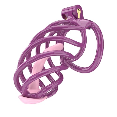 Mens Resin Breathable cage with Five Fixed arc Rings (43mm/46mm/49mm/51mm/55mm) (Purple B6)
