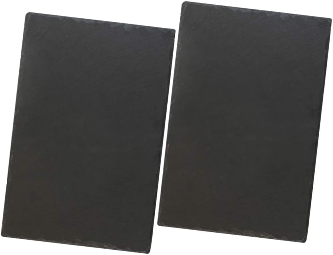 Alipis 2Pcs Natural Wear-Resistant Serving Plates for Sushi and Steak for Daily Use and Entertaining Kitchen Accessories