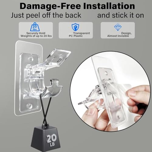 Urbanest Double Bracket for Curtain Rod, Fits 1-inch Front Rod and 5/8-inch Back Rod, Pewter