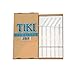 Tiki Tumblers Reusable Glass Drinking Straws 4 Piece with Cleaning Brush | 9.5mm diameter | BPA Free | Non - Toxic | Great for Smoothies, Cocktails, (9.5