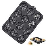 Silikon-Brotform | 12 Mulden Hamburger-Kastenform – Backwerkzeug, Brotbackform für Kuchen, Schokolade, Muffins, Hamburger