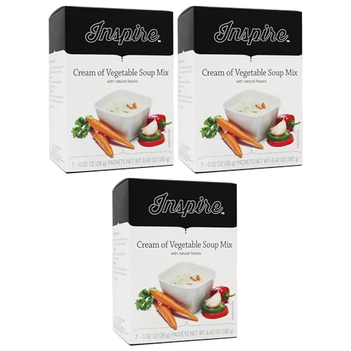 Bariatric Eating Inspire 15g Protein Soup Cream of Vegetable (3-Pack)
