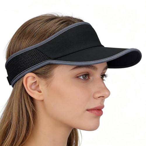 Chapeau de soleil pour femme en maille respirante pour le tennis et le golf d'été