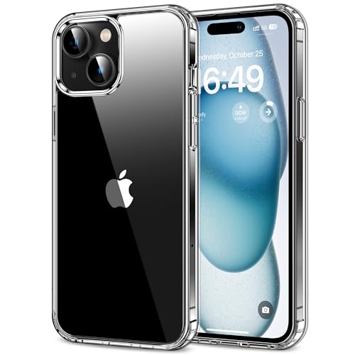 Image of HOOMIL Case for iPhone 15 Plus, Anti-Yellowing, Crystal Clear