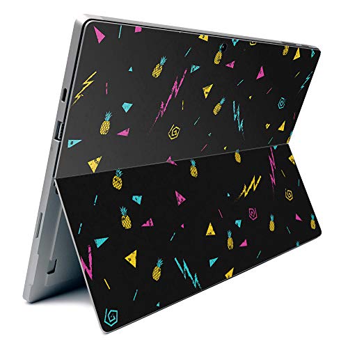 Image of MightySkins Carbon Fiber Skin for Microsoft Surface Pro 7 - Magic Pineapple | Textured Carbon Fiber Finish | Easy to Apply, Remove, and Change Styles | Made in The USA (CF-MISURPR7-Magic Pineapple)
