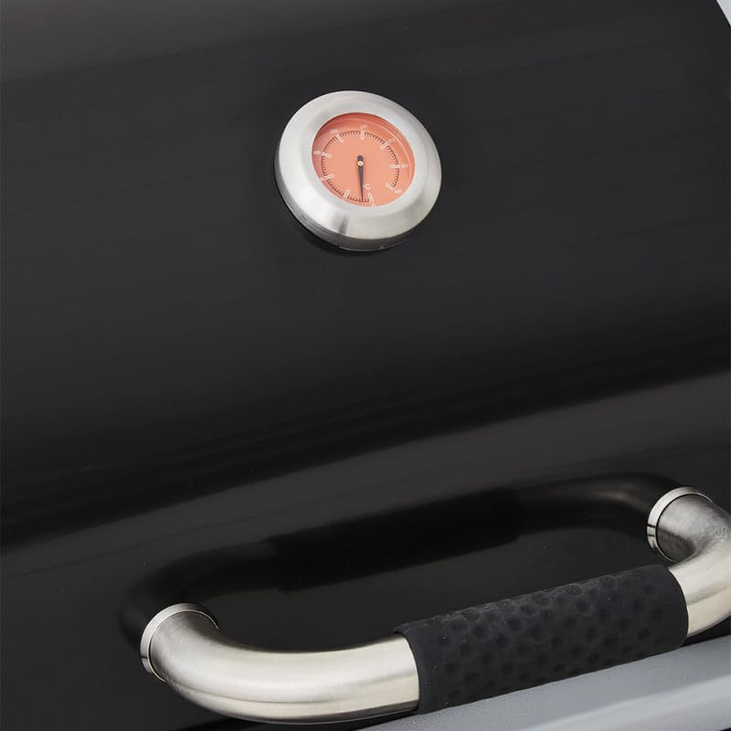 BRASERO BY FAVEX – Bi‑Energy L – Plancha gaz et barbecue charbon – 2 x 3,6 kW – plaque inox 49 x 42 cm – grille 48 x 42 cm – réglage charbon par manivelle – 10 à 12 convives