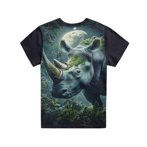 Image of Xhuibop Kids T Shirts for Boys Size 3-16 Girls Short Sleeve Sportswear Active Tops