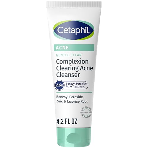 Cetaphil Limpador de acne Gentle Clear Complexion-Clearing BPO, 120 ml