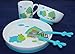 Produktbild Orfèvrerie de la Tour Lebrun 301092, 5-TLG Kinder-Geschirr-Set Repas Enfant Avec Maison mit Anti-Rutsch Silikonboden und Besteck
