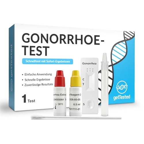 GetTested Gonorrhoe Schnelltest-Kit, diskrete Vaginalabstrichprobe für Frauen zur Heimanwendung, Ergebnisse in 10-15 Minuten