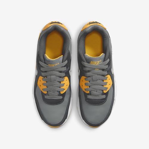 Nike Air Max 90 Big Kids' Shoes (HF6358-004, Smoke Grey/Anthracite/White/Light Smoke Grey) Size 54