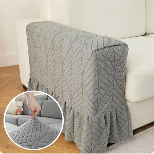 Fundas para reposabrazos de sofá elásticas pack de 4 protector textil texturizado 3