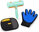 Pet Hair Remover for Dogs and Cats – Self-Cleaning Roller, Lint Pad, and Grooming Glove – Pet Hair Removal Kit for Furniture, Carpet, Clothes.