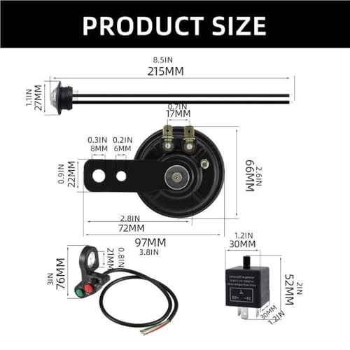 Haut-parleur avec indicateurs LED complets et commande UTV - 6
