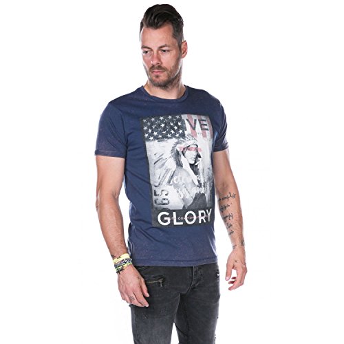 Deeluxe T-Shirt Native Garçon - S - Bleu Fonce