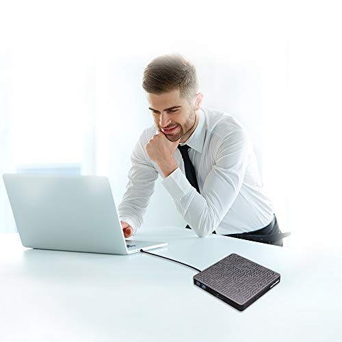 image for MthsTec External DVD CD Drive, 2-Port Hub USB 3.0 with Type-C SD/TF Ca