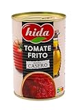 Hida Tomate Frito con Aceite de Oliva Virgen Extra 400g x 6 Latas - Total: 2400g