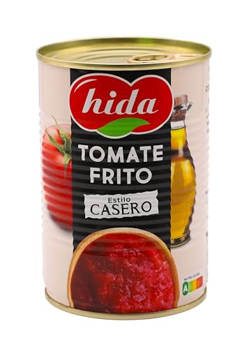 Hida Tomate Frito con Aceite de Oliva Virgen Extra 400g x 6 Latas - Total: 2400g
