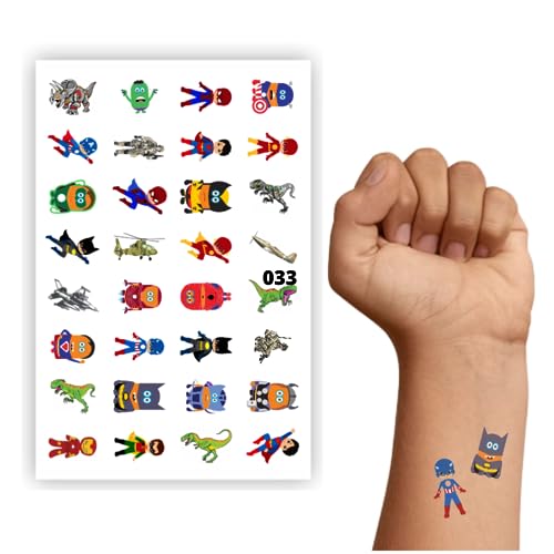 Tatuagem Temporária Infantil Meninos | Kit Festa 32-033