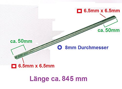 Biegsame Welle 6,5mm 845 vierkant flexible für rückentragbare Geräte