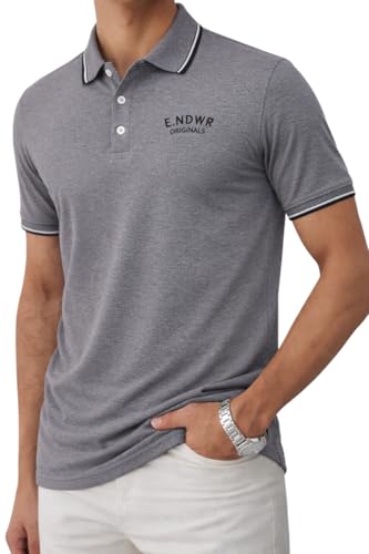 Image of ENDEAVOUR WEAR Men Men Short Sleeve Solid Cotton Rich Polo T Shirt | Collar Tshirts | Half Sleeves | Plain-Regular Fit