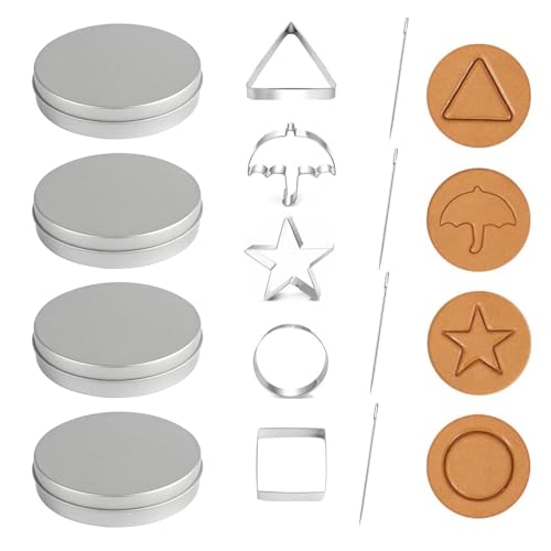 13 herramientas coreanas para hacer dulces de azúcar, cortadores de galletas de acero inoxidable, moldes de galletas, moldes de galletas, paraguas triangular, corazón, estrella, cuadrado, juego de