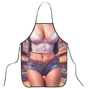 Grappige Schort Voor Vrouwen,Sexy Grappige Nieuwigheid Keukenschort Nieuwigheid Keuken Koken Schort Bbq Party Volwassen Voor Vrouwen Gift