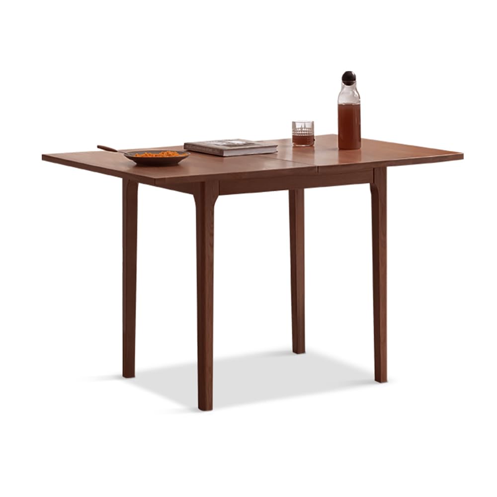 - Dining Table, 23.6 inches (60 cm) Extendable, Wood Table, Solid Wood, Extendable, Foldable, Top Board Expansion, Width 23.6 - 47.2 inches (60 - 120 cm), Square, Rectangular, Space Saving, 6 Seats, 4