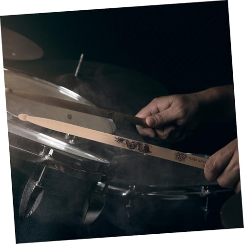 Baquetas de madera natural para percusión 2 piezas miniatura 6