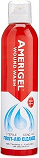 AMERIGEL - Saline Wound Wash - First Aid Cleansing Solution - Advanced Skin and Wound Care - 7.1 Oz.