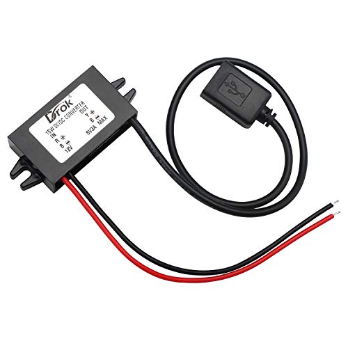 DROK 090595 DROK Accurate Voltmeter Ammeter DC4.5-30V Voltage Current Meter 2-in-1 Digital Multimeter 10A Volt Amp Tester Meter with 3 Wires 0.28 