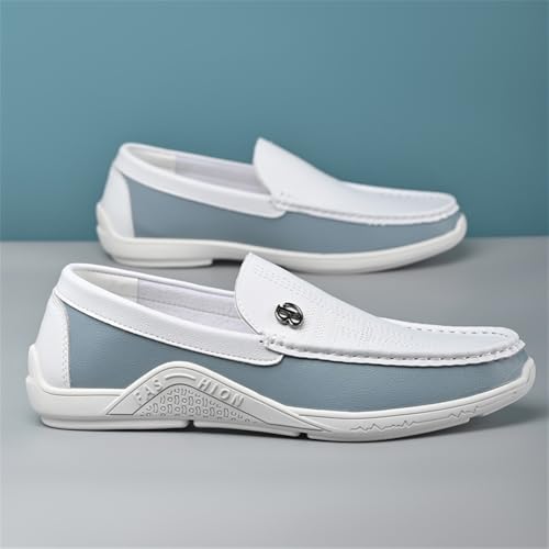 Men's Loafers Moccasin Driving Shoes Slip on Soft Walking Shoes Men's Leather Business Casual Shoes4