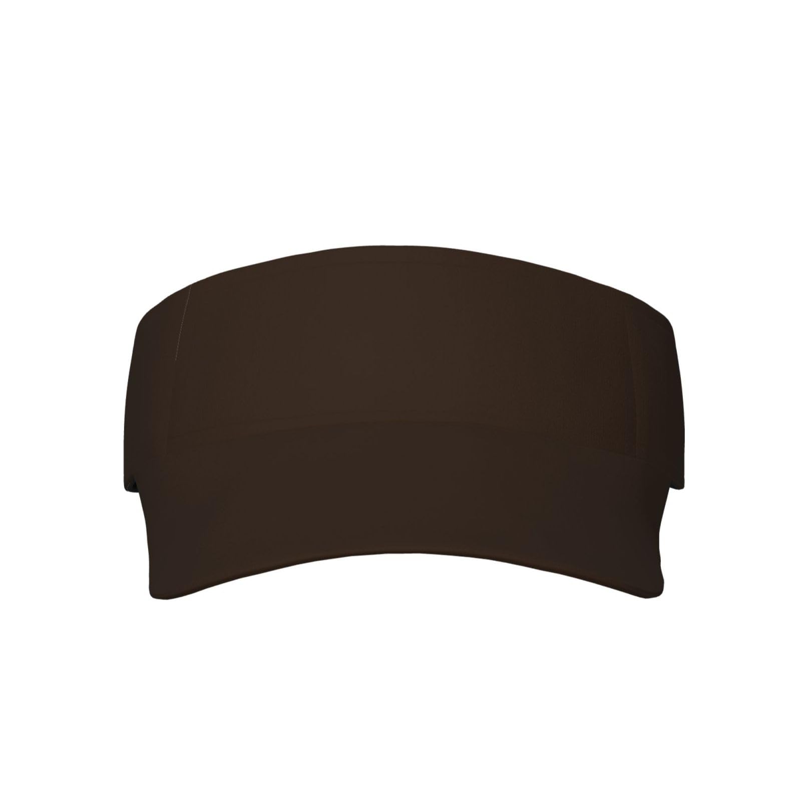 Djngn Unisex Chocolate Color Ladies Visor Hat Golf Visor Sport Sun Visor Hats For Women Men