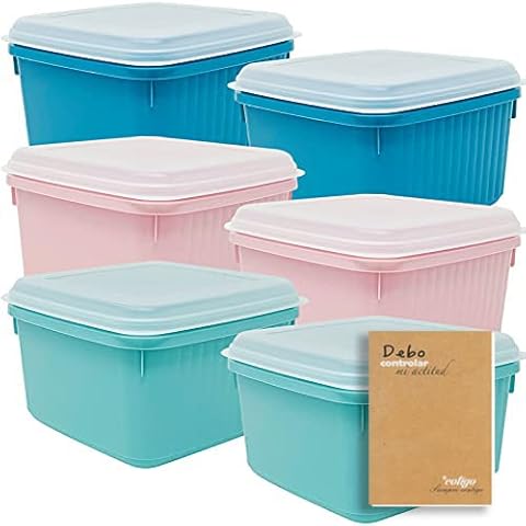 Codil Juegos Tupper de Plásticos 2L (6 piezas) Cover